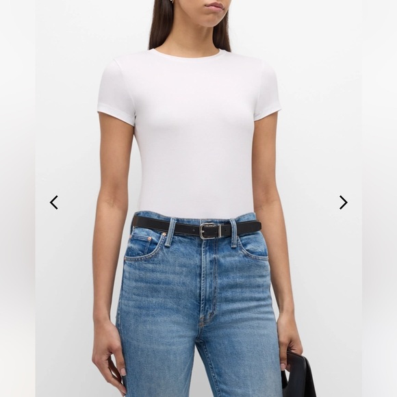 NWT L’Agence Ressi Crewneck T Shirt Tee Blanc White
Sz L - Picture 10 of 10